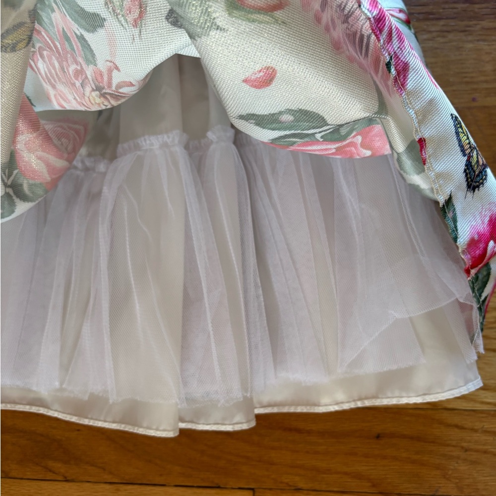 Pippa and Julie flowers butterfly spring party dress toddler girls 4 yrs old - Picture 3 of 4
